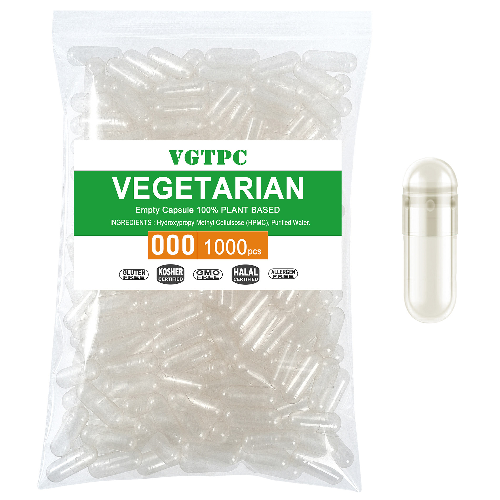 1000PCS 크기 1 #   4 #   000 채식주 - Valerian Root Capsule 리뷰 및 가격