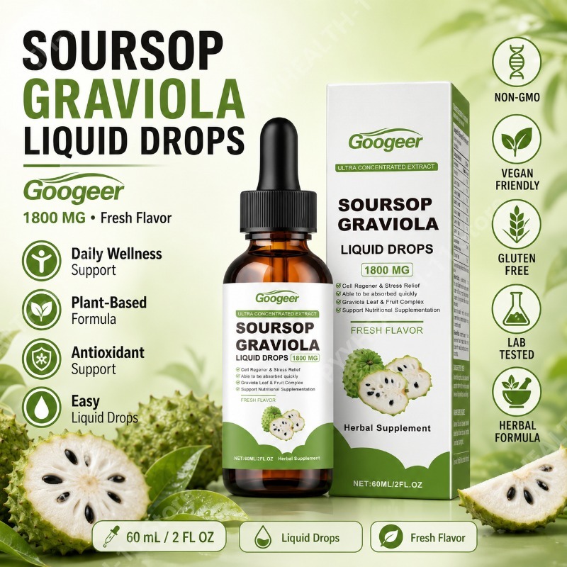 사워솝 그라비올라 잎과 열매 액상 드롭스 허브 블렌드  - Herbal Wellness Liquid 리뷰 및 가격