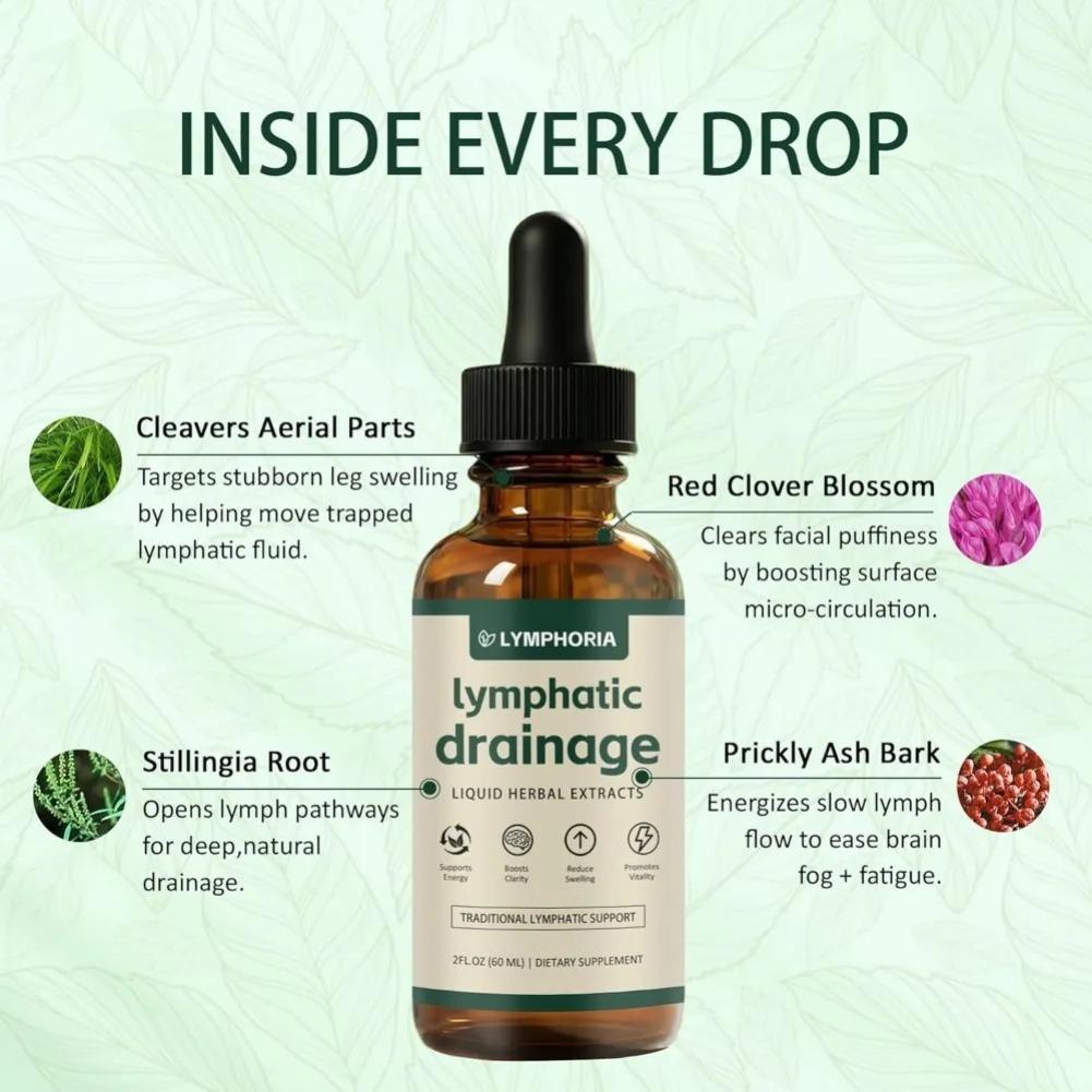 60ml 림포리아 림프 배농 허브 액상 드롭, 전통적인 - Herbal Wellness Liquid 리뷰 및 가격