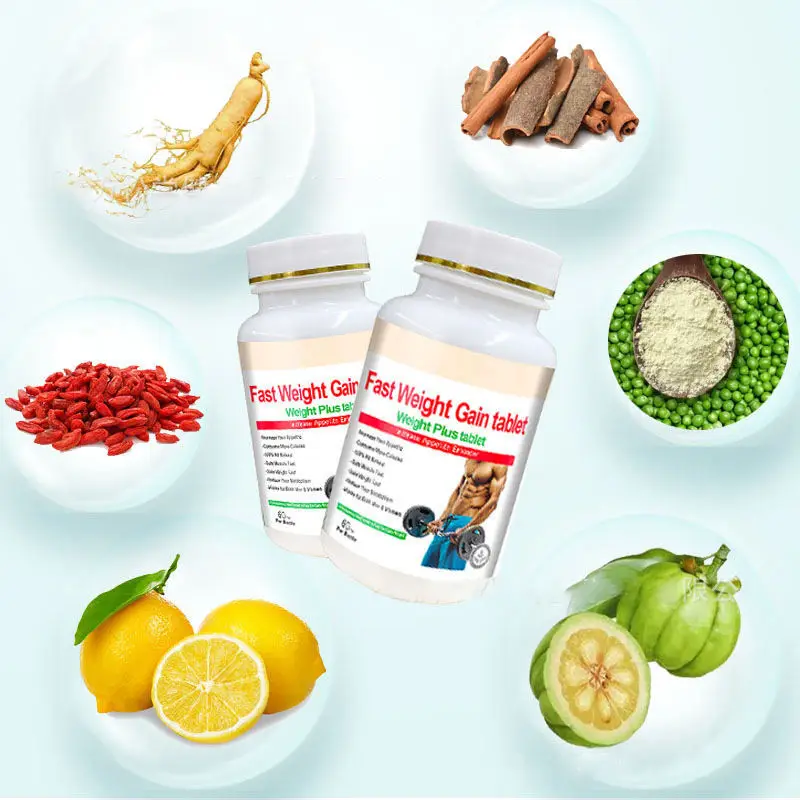 2 병 빠른 체중 증가 정제 빠른 근육 증가 빠른 체중 - Herbal Weight Gain 리뷰 및 가격