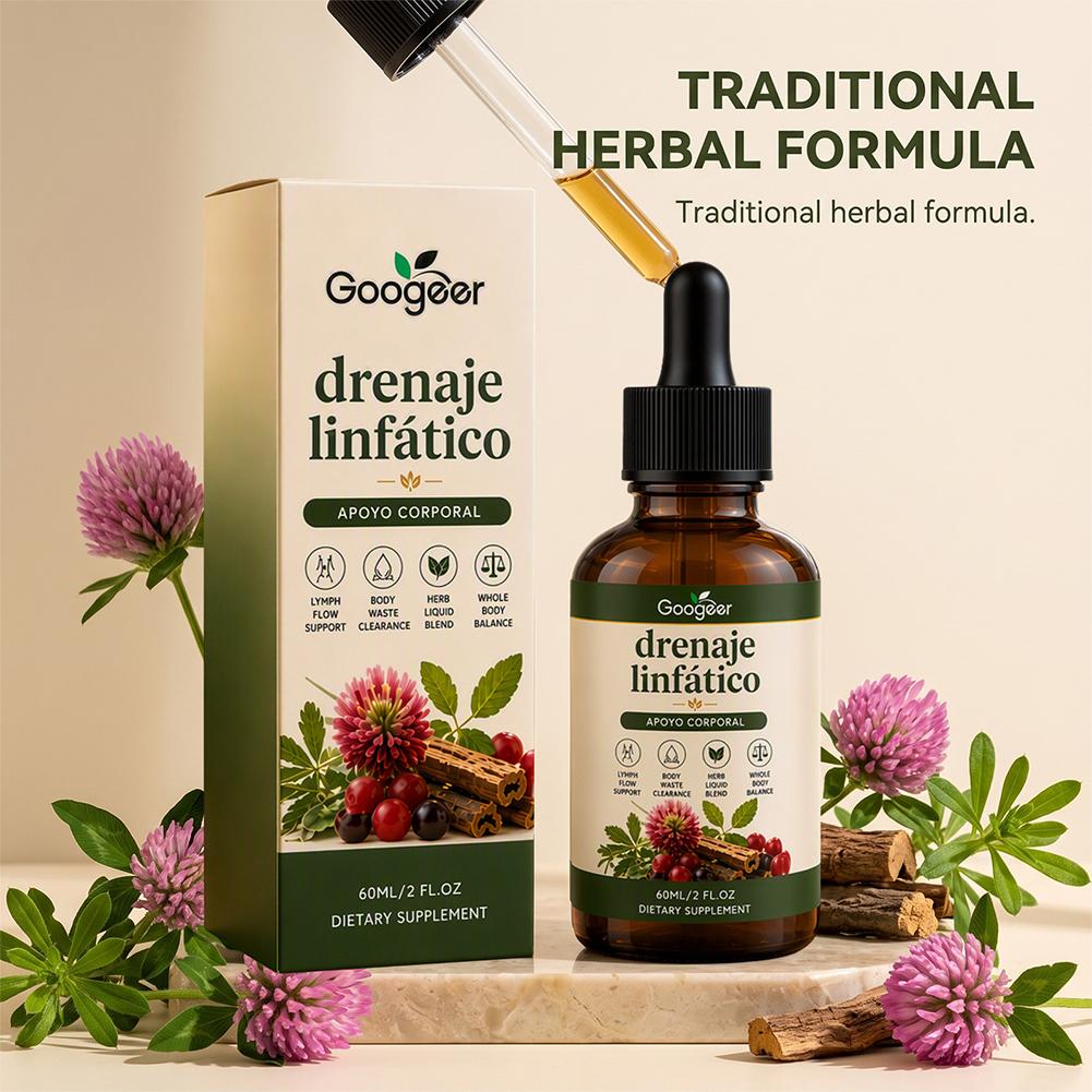 60ml 림프 배농 허브 액상 보충제, 천연 식물 추출 - Herbal Wellness Tincture 리뷰 및 가격